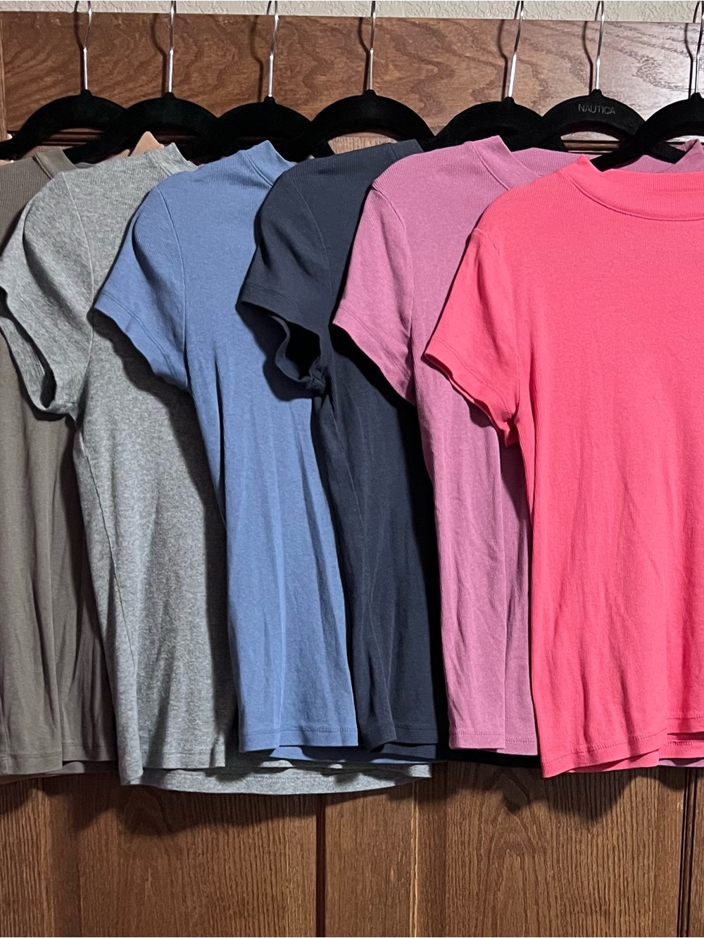 a new day Short Sleeve ribbed crewneck  Tee bundle